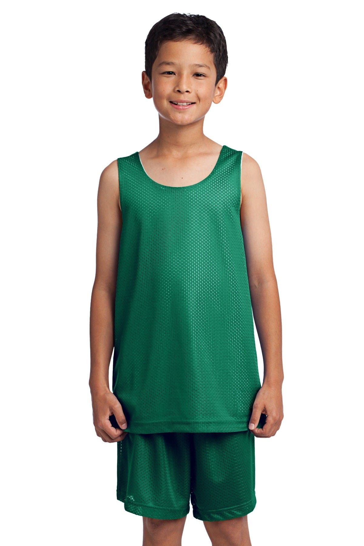 Sport-Tek Tank Tops XS / Kelly Green Sport-Tek YST500: Youth PosiCharge Classic Mesh Reversible Tank