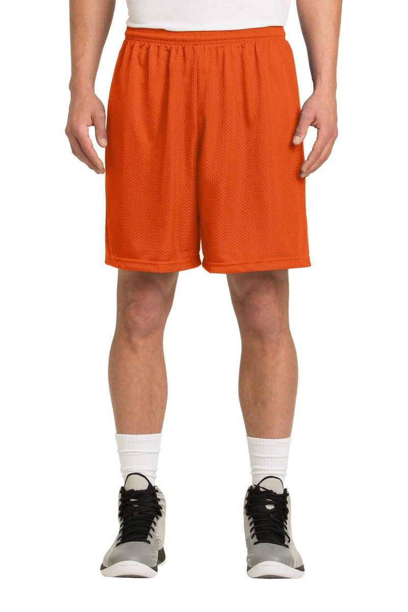 Sport-Tek XS / Deep Orange Sport-Tek ST510: PosiCharge Classic Mesh Short