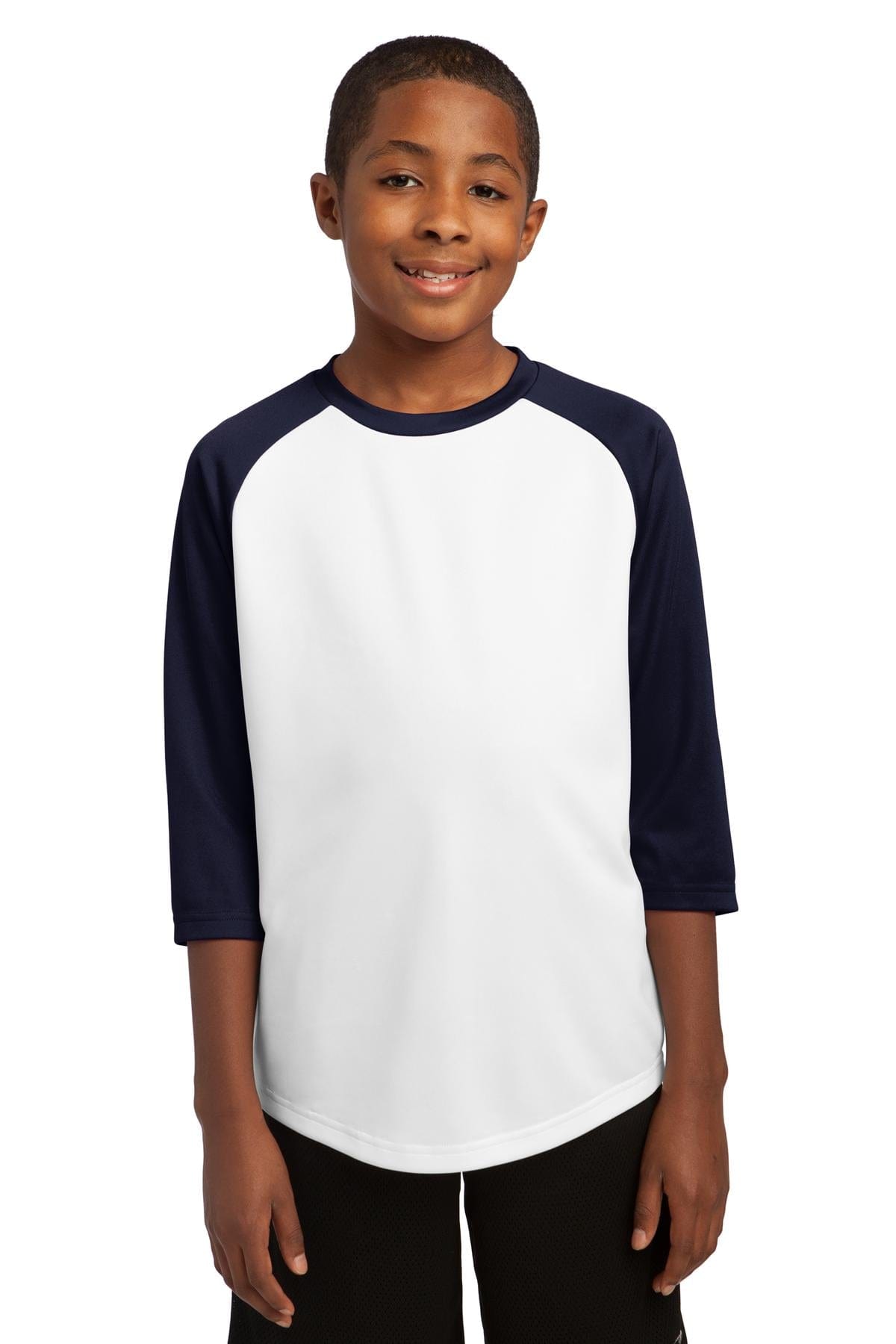 Sport-Tek Youth DISCONTINUED  Sport-Tek ®  Youth PosiCharge® Baseball Jersey. YST205