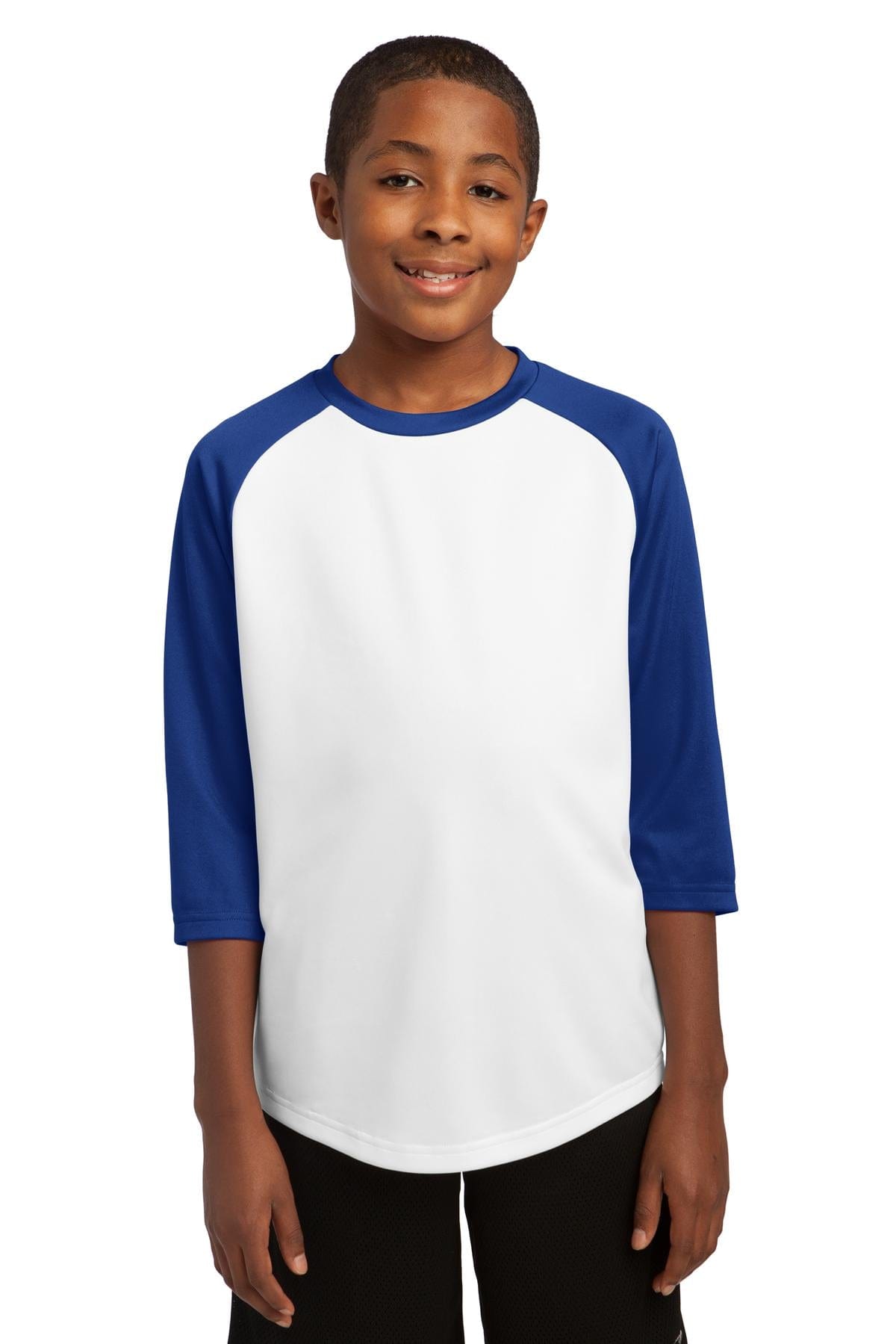 Sport-Tek Youth DISCONTINUED  Sport-Tek ®  Youth PosiCharge® Baseball Jersey. YST205