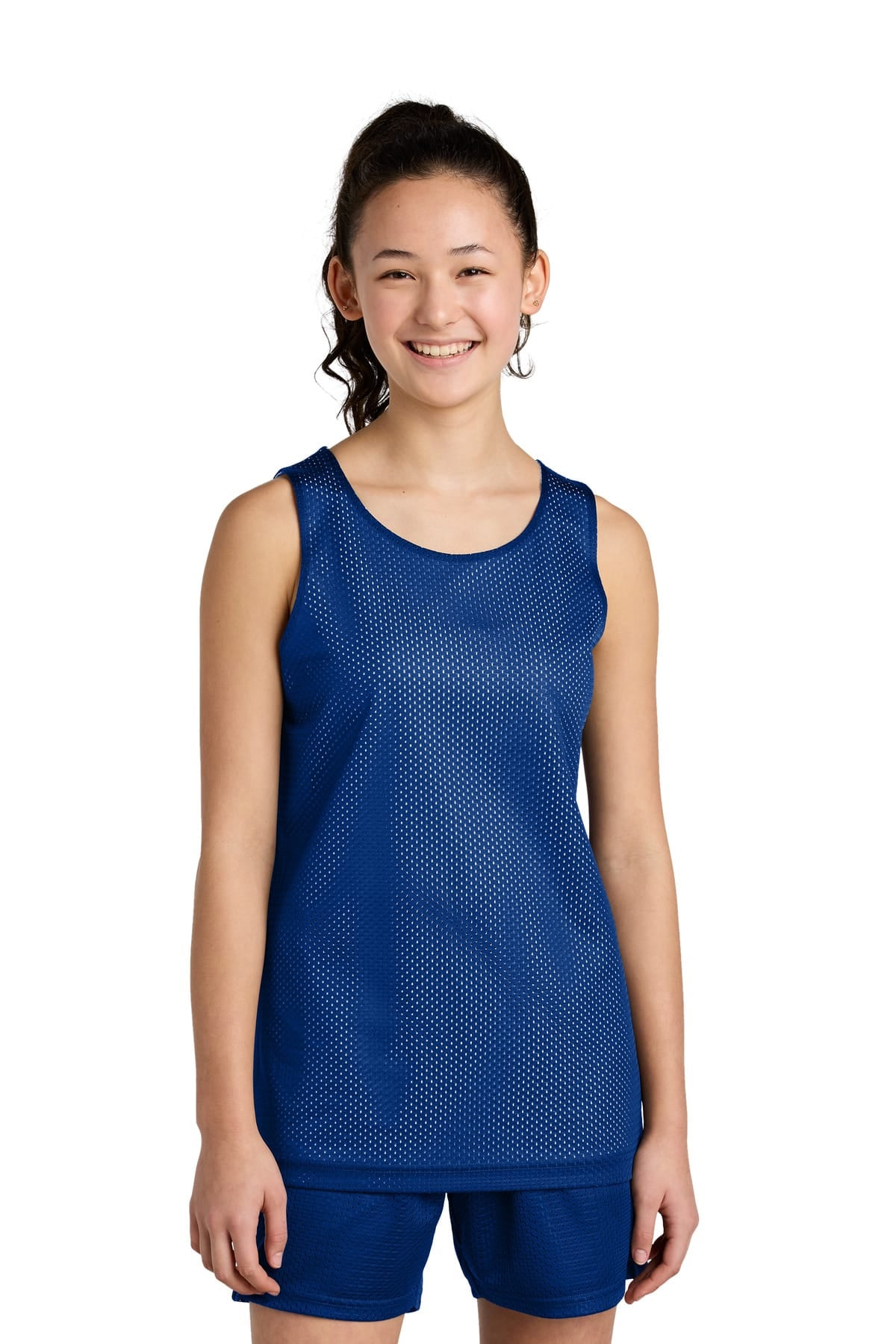 Sport-Tek YST5000 XS / True Royal/ White Sport-Tek YST5000 Youth PosiCharge Reversible Mesh Tank