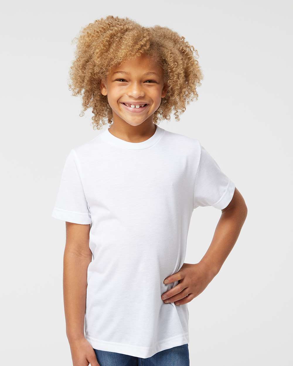 SubliVie T-Shirts - Premium XS / White SubliVie 1210 Youth Polyester Sublimation Tee