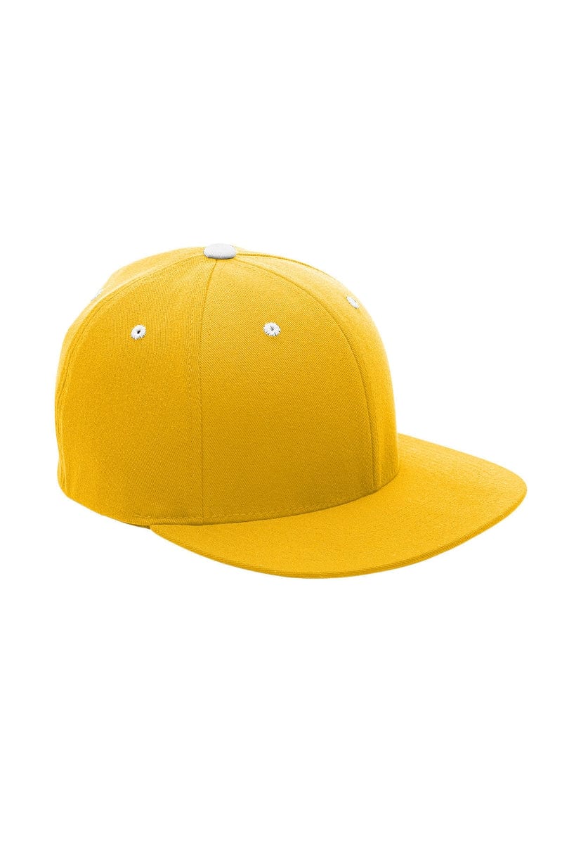 Team 365 Headwear S/M / Sp Ath Gold/ Wht Team 365 ATB101: by Flexfit Adult Pro-Formance(r) Contrast Eyelets Cap