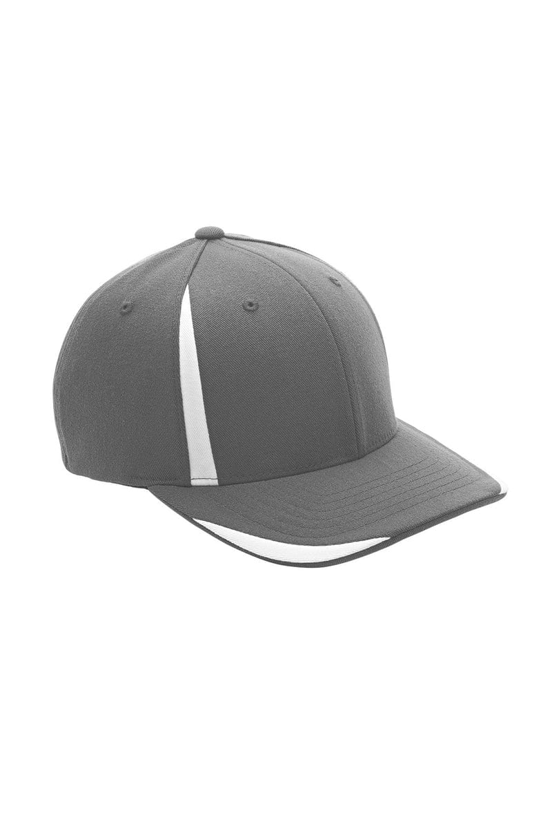 Team 365 Headwear S/M / Sp Graphite/ Wht Team 365 ATB102: by Flexfit Adult Pro-Formance(r) Front Sweep Cap