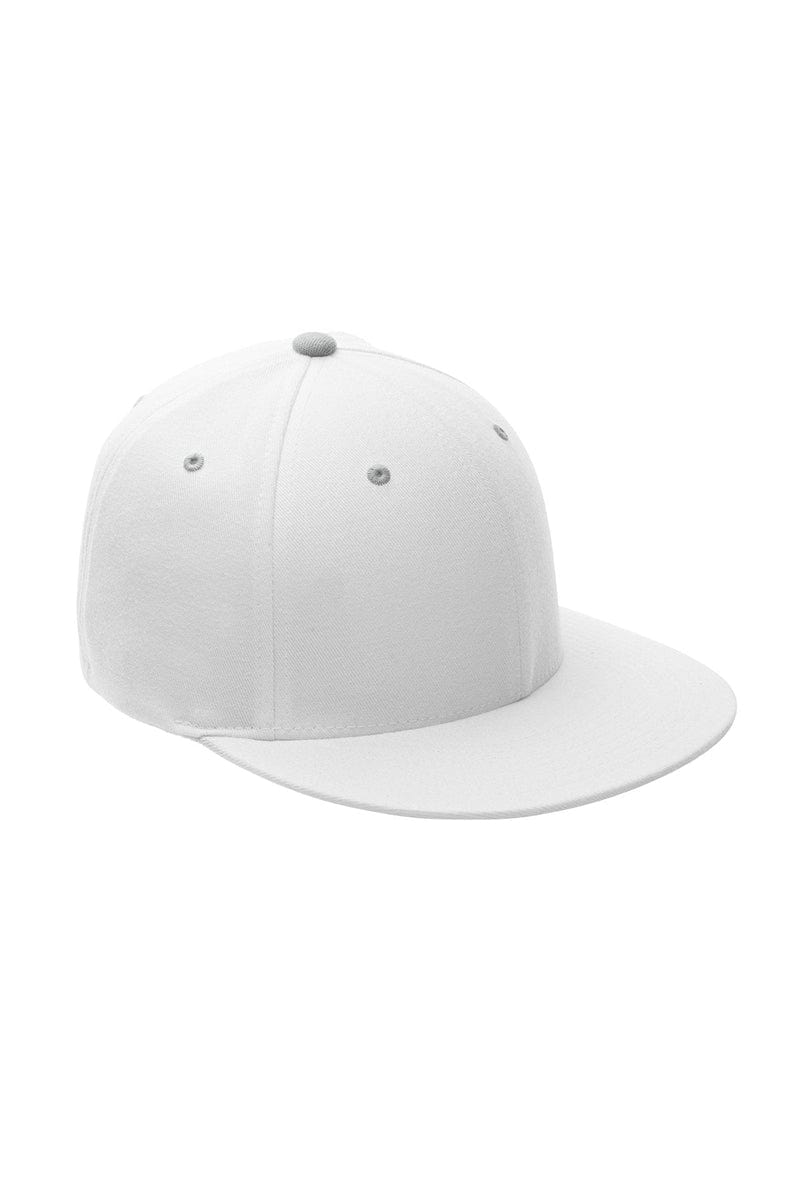 Team 365 Headwear S/M / White/ Sp Silver Team 365 ATB101: by Flexfit Adult Pro-Formance(r) Contrast Eyelets Cap