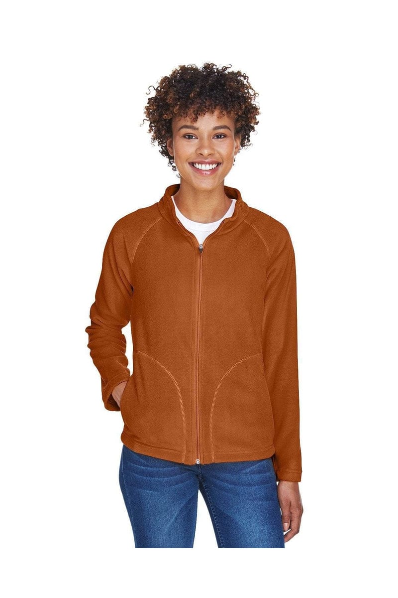Team 365 Outerwear M / Sport Bnrt Ornge Team 365 TT90W: Ladies' Campus Microfleece Jacket, Basic Colors