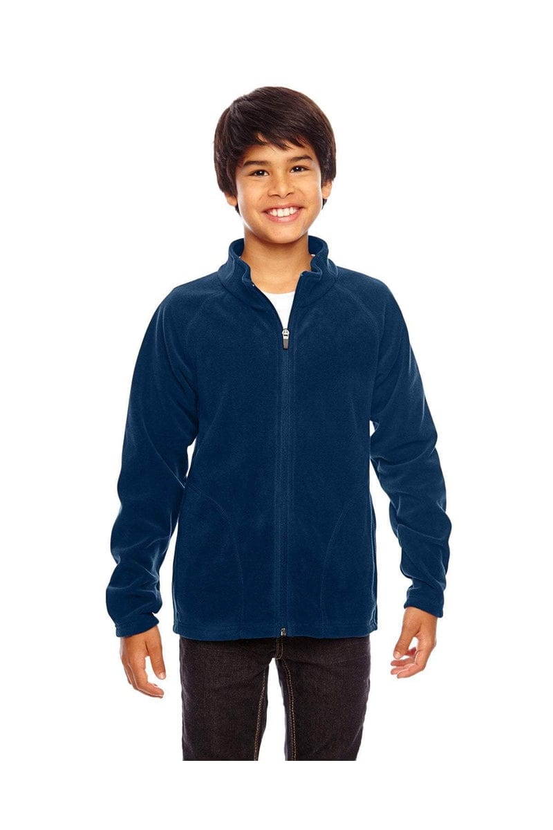 Team 365 Outerwear S / Sport Dark Navy Team 365 TT90Y: Youth Campus Microfleece Jacket