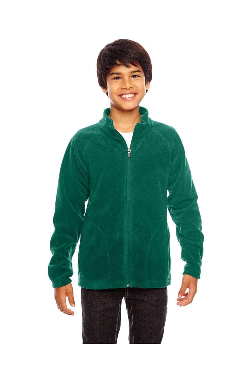Team 365 Outerwear S / Sport Forest Team 365 TT90Y: Youth Campus Microfleece Jacket