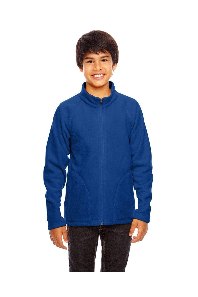 Team 365 Outerwear S / Sport Royal Team 365 TT90Y: Youth Campus Microfleece Jacket