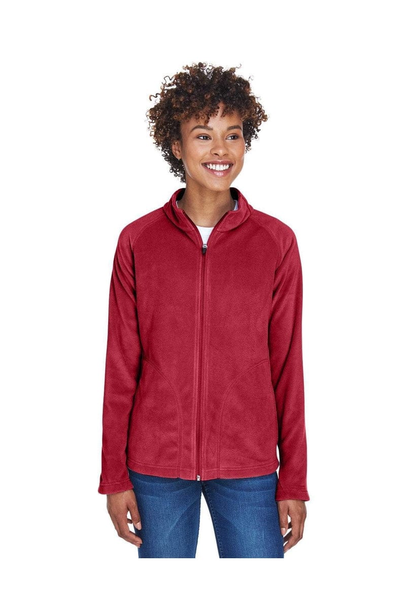 Team 365 Outerwear XS / Sp Scarlet Red Team 365 TT90W: Ladies' Campus Microfleece Jacket