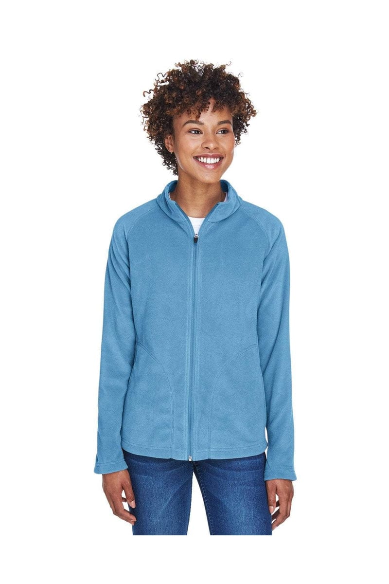 Team 365 Outerwear XS / Sport Light Blue Team 365 TT90W: Ladies' Campus Microfleece Jacket