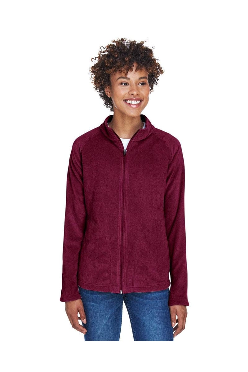 Team 365 Outerwear XS / Sport Maroon Team 365 TT90W: Ladies' Campus Microfleece Jacket
