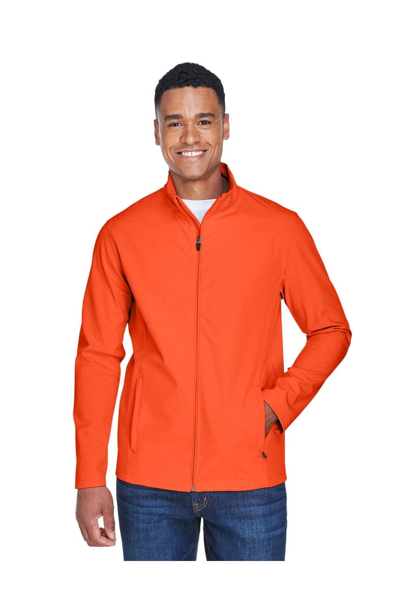 Team 365 Outerwear XS / Sport Orange Team 365 TT80: Men's Leader Soft Shell Jacket