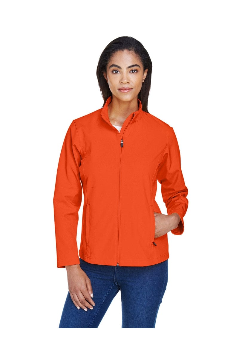 Team 365 Outerwear XS / Sport Orange Team 365 TT80W: Ladies' Leader Soft Shell Jacket