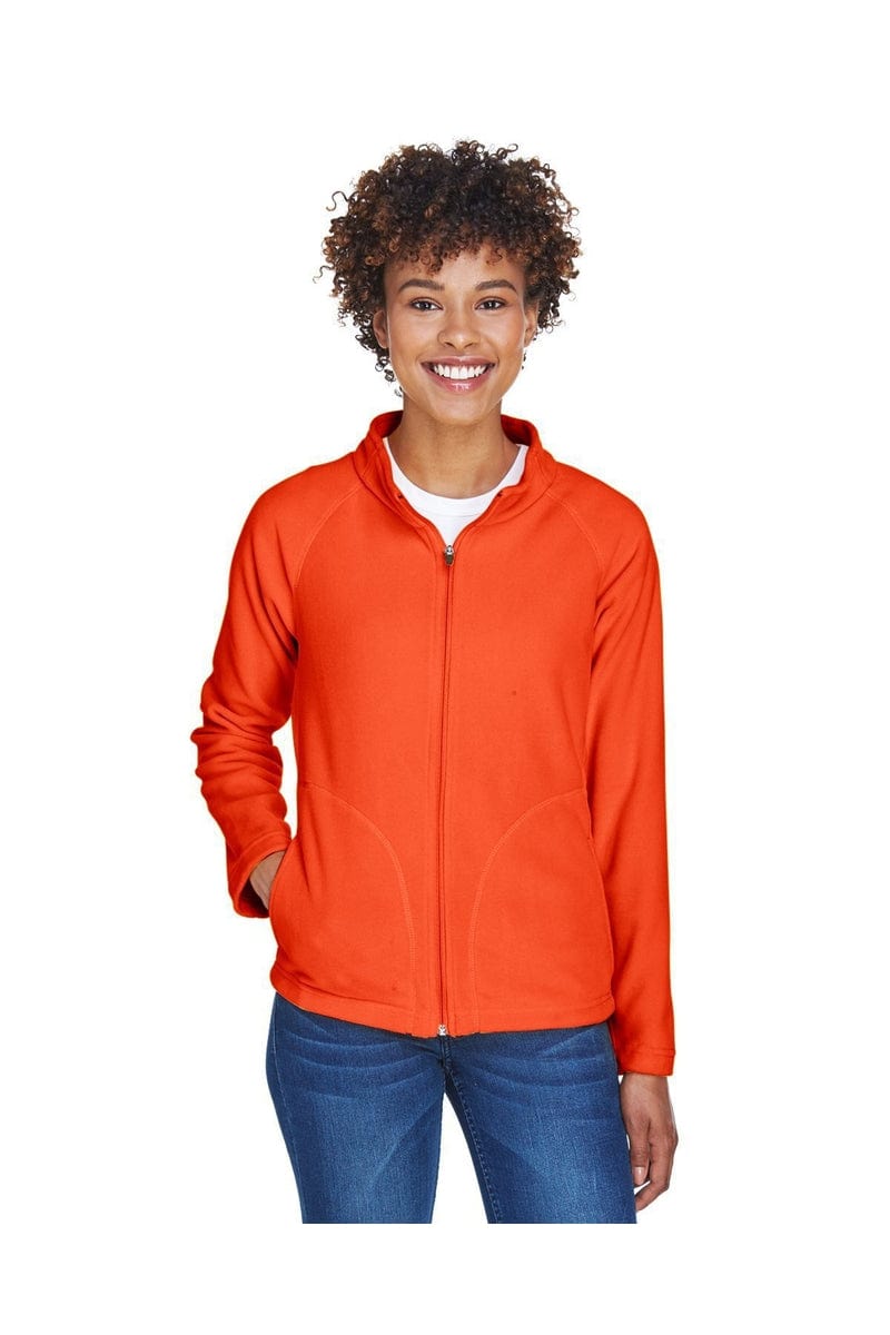 Team 365 Outerwear XS / Sport Orange Team 365 TT90W: Ladies' Campus Microfleece Jacket