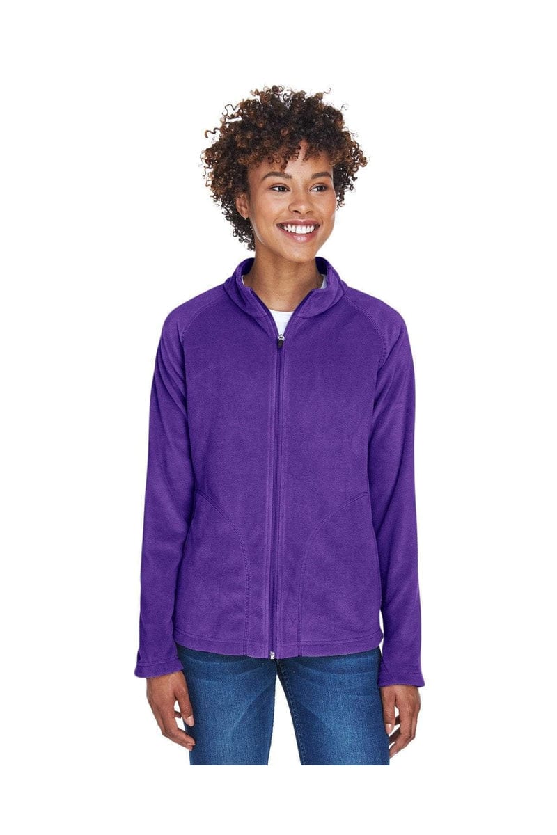 Team 365 Outerwear XS / Sport Purple Team 365 TT90W: Ladies' Campus Microfleece Jacket
