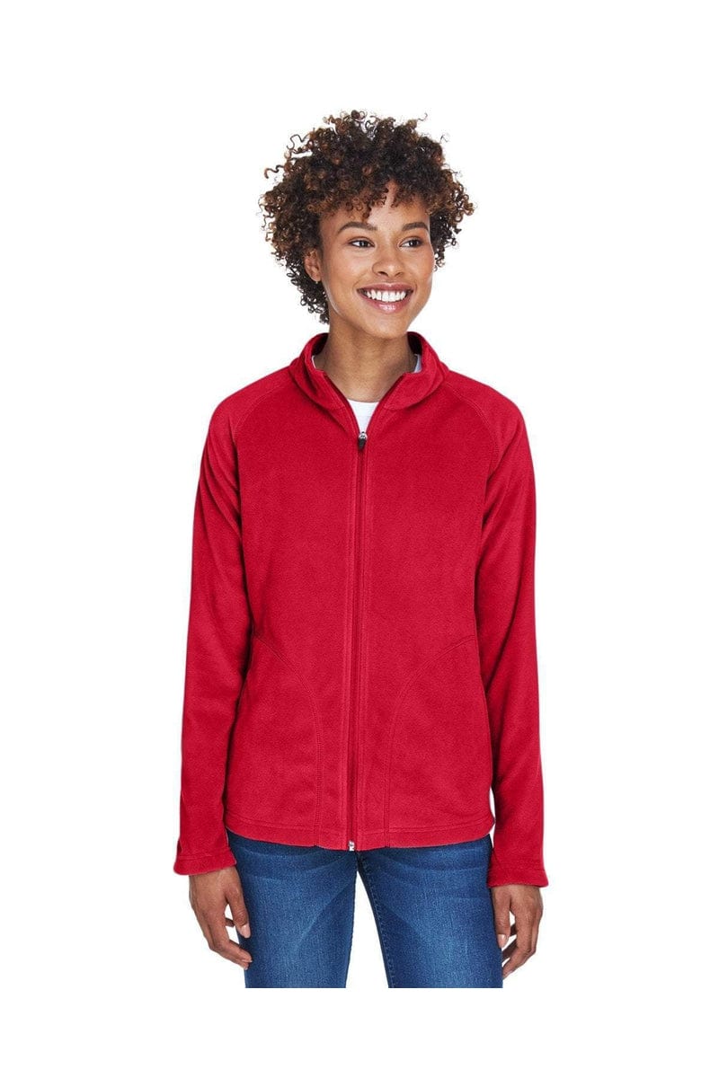 Team 365 Outerwear XS / Sport Red Team 365 TT90W: Ladies' Campus Microfleece Jacket
