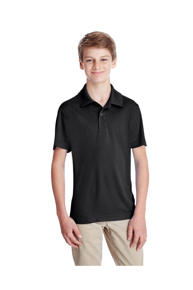 Team 365 Polos/Knits S / Black Team 365 TT51Y: Youth Zone Performance Polo