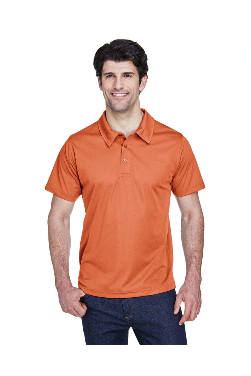 Team 365 Polos/Knits XS / Sprt Burnt Ornge Team 365 TT21: Men's Command Snag Protection Polo
