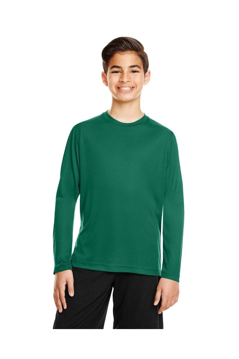 Team 365 T-Shirts Team 365 TT11YL: Youth Zone Performance Long-Sleeve T-Shirt