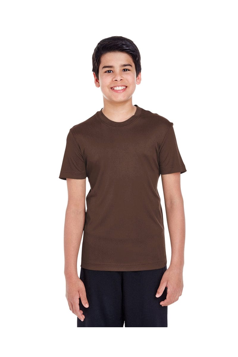 Team 365 T-Shirts XS / Sport Dark Brown Team 365 TT11Y: Youth Zone Performance T-Shirt