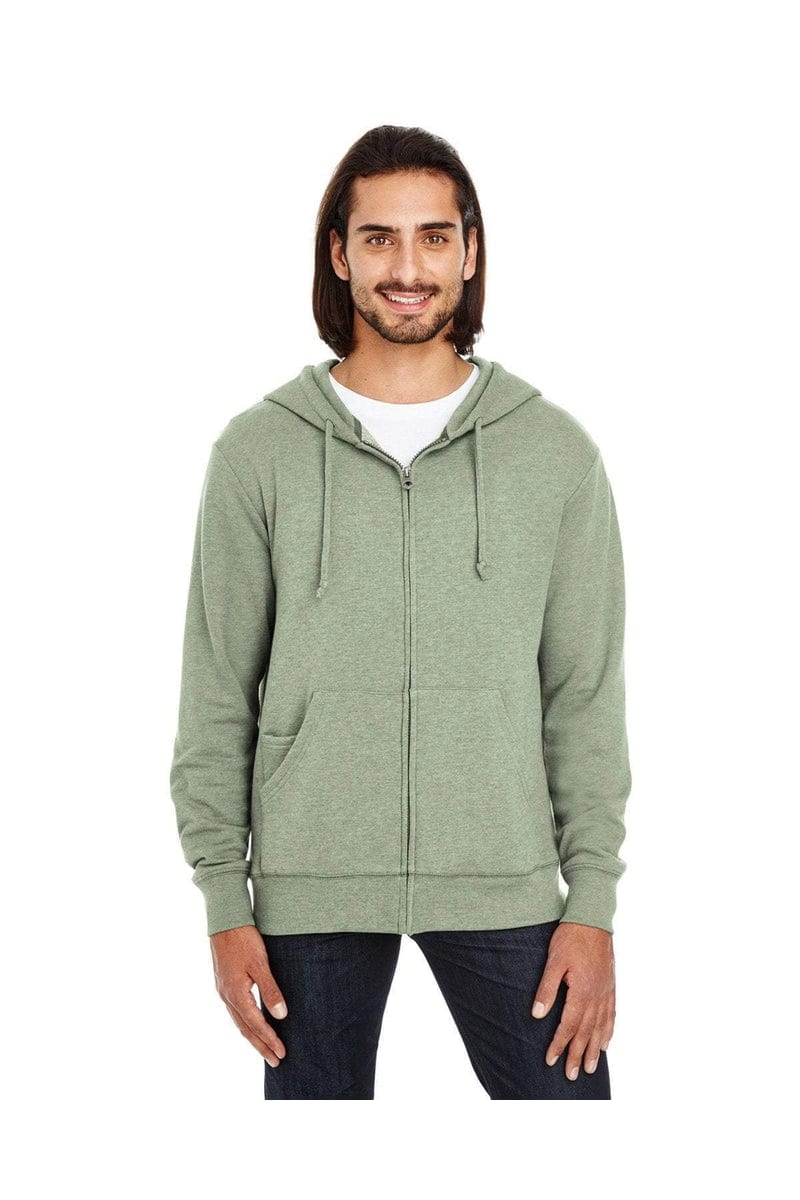 Threadfast Apparel Sweatshirts/Fleece Threadfast Apparel 321Z: Unisex Triblend French Terry Full-Zip