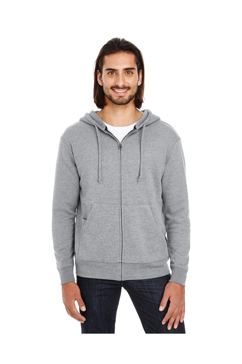 Threadfast Apparel Sweatshirts/Fleece XS / Charcoal Heather Threadfast Apparel 321Z: Unisex Triblend French Terry Full-Zip