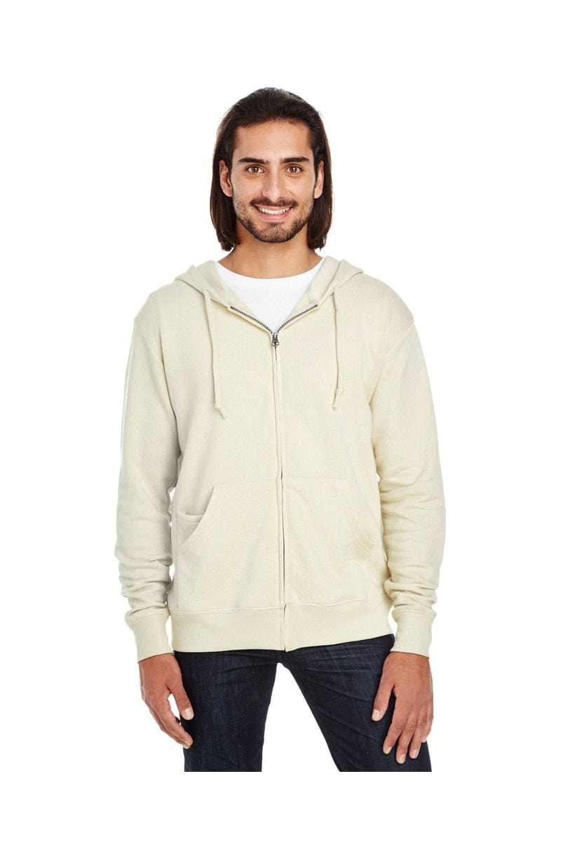 Threadfast Apparel Sweatshirts/Fleece XS / Cream Threadfast Apparel 321Z: Unisex Triblend French Terry Full-Zip