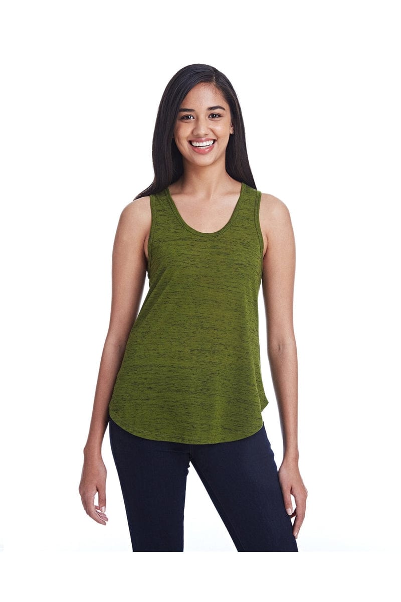 Threadfast Apparel Tank Tops S / Olive Blizzard Threadfast Apparel 204LT: Ladies' Blizzard Jersey Racer Tank