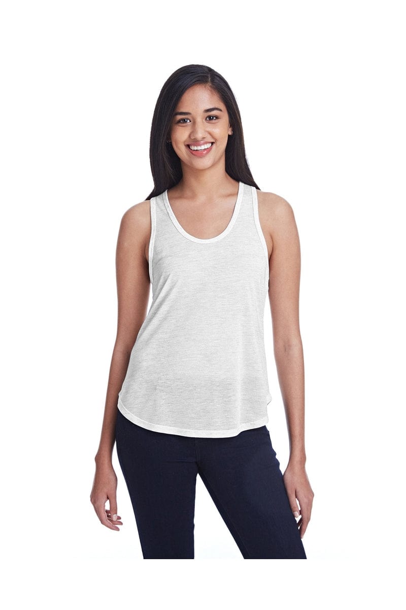Threadfast Apparel Tank Tops S / White Blizzard Threadfast Apparel 204LT: Ladies' Blizzard Jersey Racer Tank