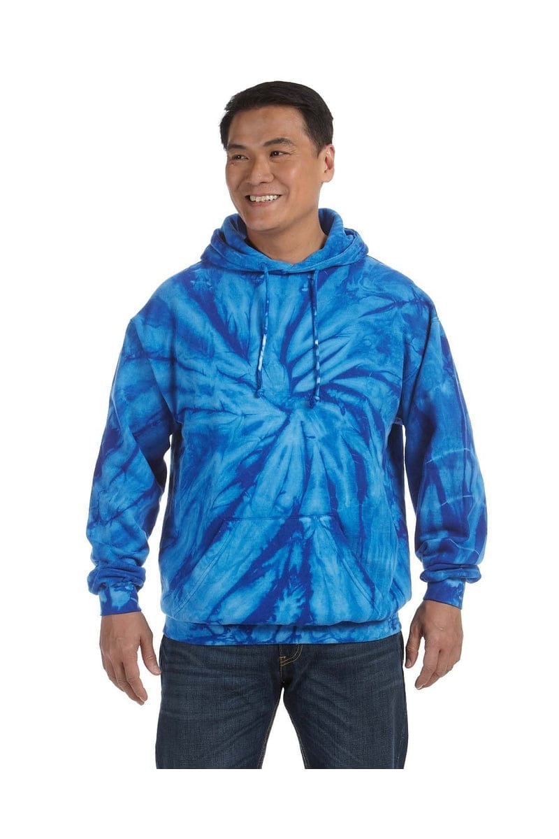 Tie-Dye CD877: Adult 8.5 oz. Tie-Dyed Pullover Hood
