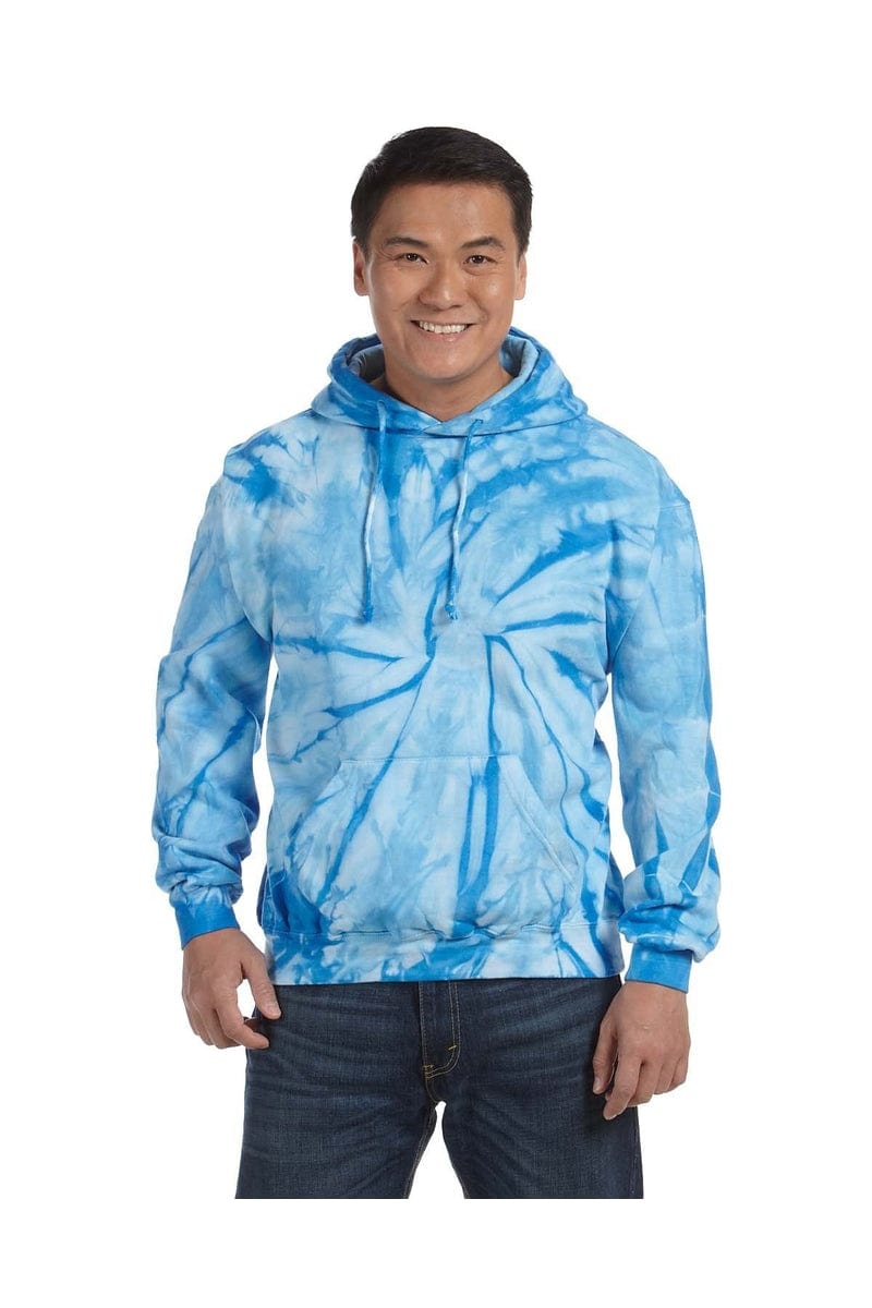 Tie-Dye Sweatshirts/Fleece Tie-Dye CD877: Adult 8.5 oz. Tie-Dyed Pullover Hood