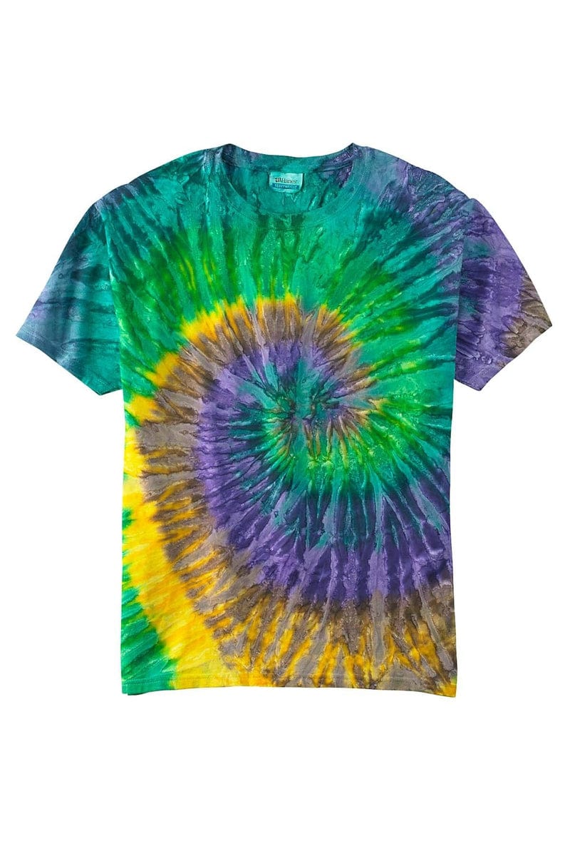 Tie-Dye T-Shirts 5XL / Mardi Gras Tie-Dye CD100: Adult 5.4 oz., 100% Cotton T-Shirt