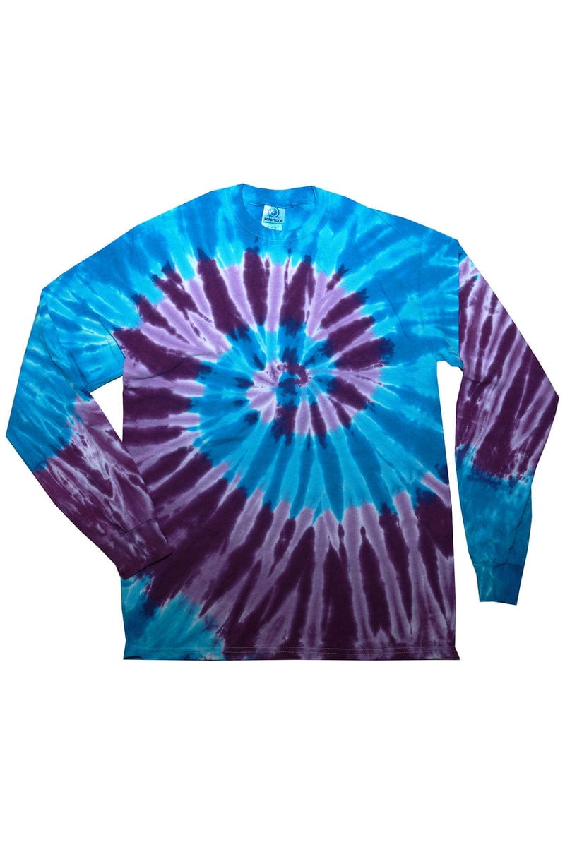 Tie-Dye T-Shirts S / Barbados Tie-Dye CD2000: Adult 5.4 oz. 100% Cotton Long-Sleeve T-Shirt