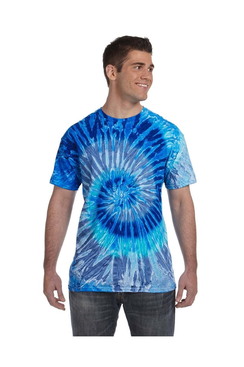 Tie-Dye T-Shirts S / Blue Jerry Tie-Dye CD100: Adult 5.4 oz., 100% Cotton T-Shirt