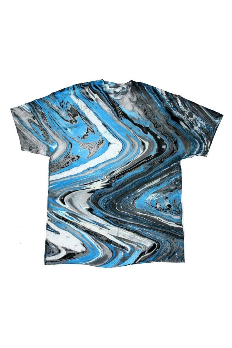 Tie-Dye T-Shirts S / Mrble Blue Tiger Tie-Dye CD100: Adult 5.4 oz., 100% Cotton T-Shirt