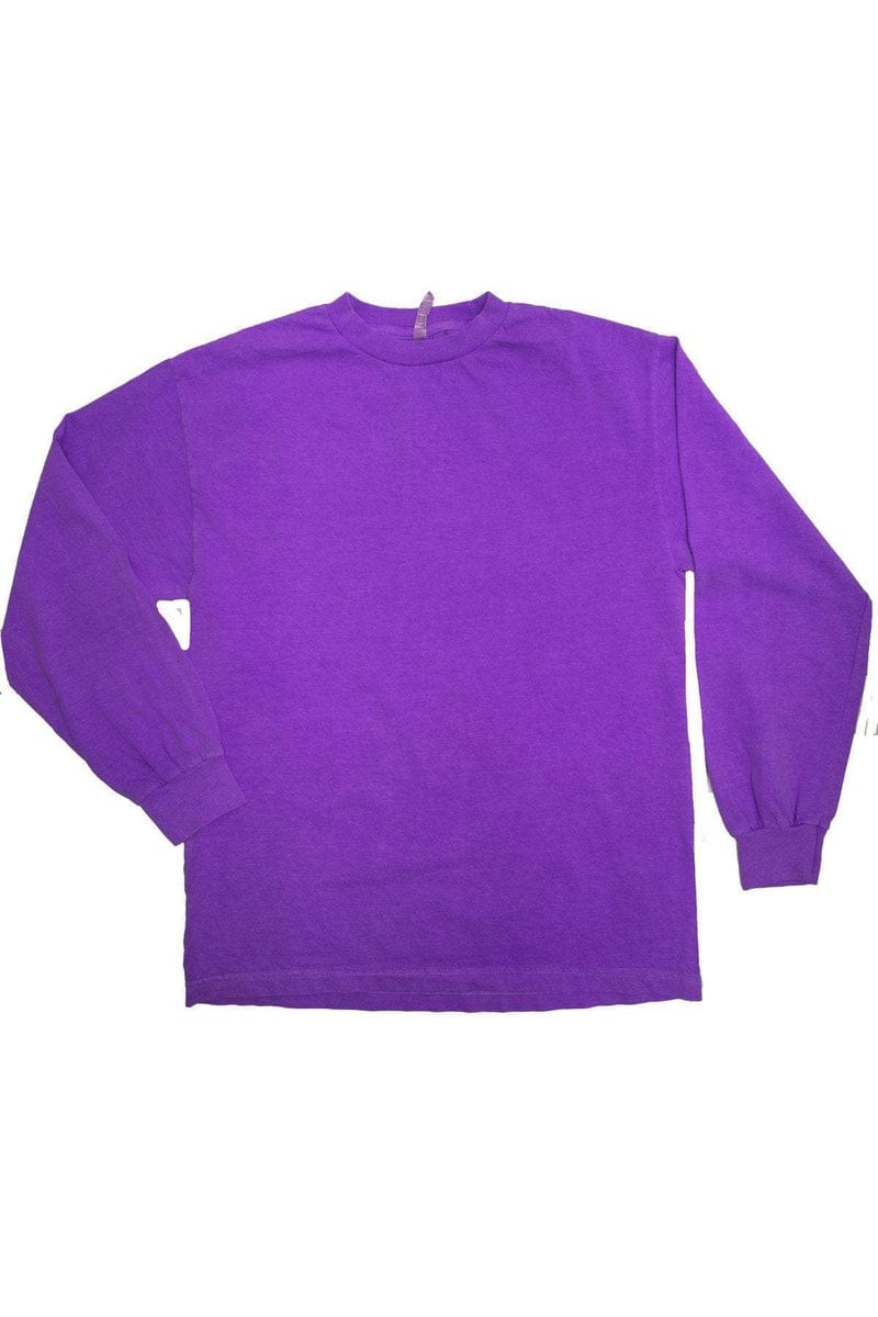 Tie-Dye T-Shirts S / Neon Purple Tie-Dye CD2000: Adult 5.4 oz. 100% Cotton Long-Sleeve T-Shirt