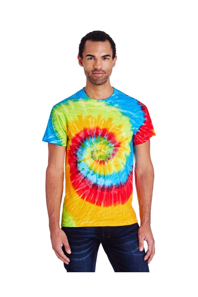 Tie-Dye T-Shirts S / Pastel Neon Tie-Dye CD100: Adult 5.4 oz., 100% Cotton T-Shirt