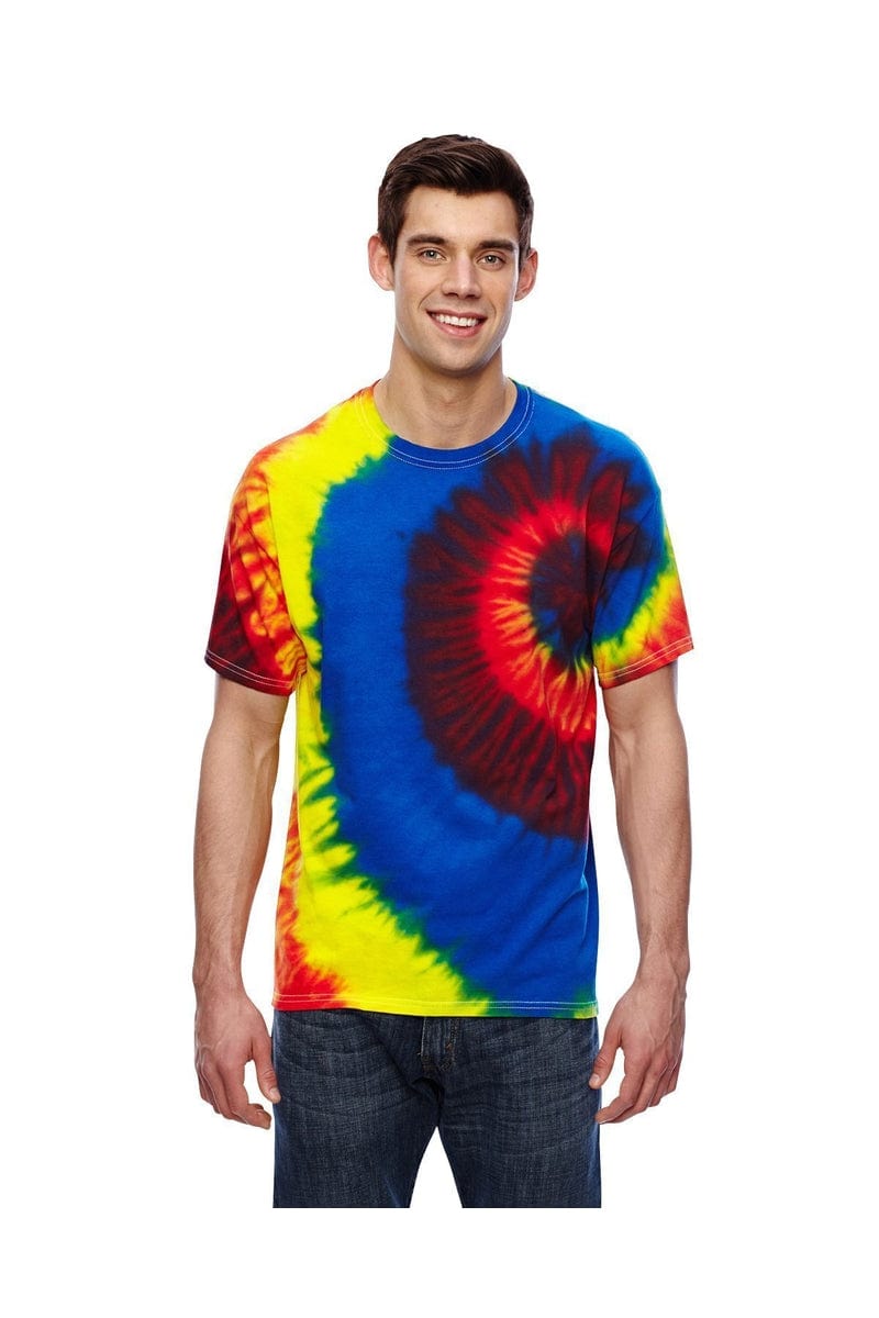 Tie-Dye T-Shirts S / Rainbow Burst Tie-Dye CD100: Adult 5.4 oz., 100% Cotton T-Shirt