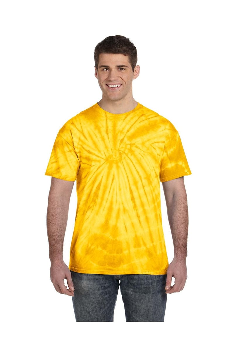 Tie-Dye T-Shirts S / Spider Gold Tie-Dye CD101: Adult 5.4 oz. 100% Cotton Spider T-Shirt