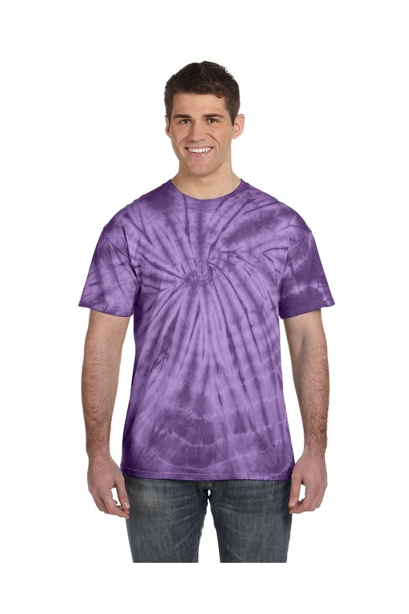 Tie-Dye CD101: Adult 5.4 oz. 100% Cotton Spider T-Shirt