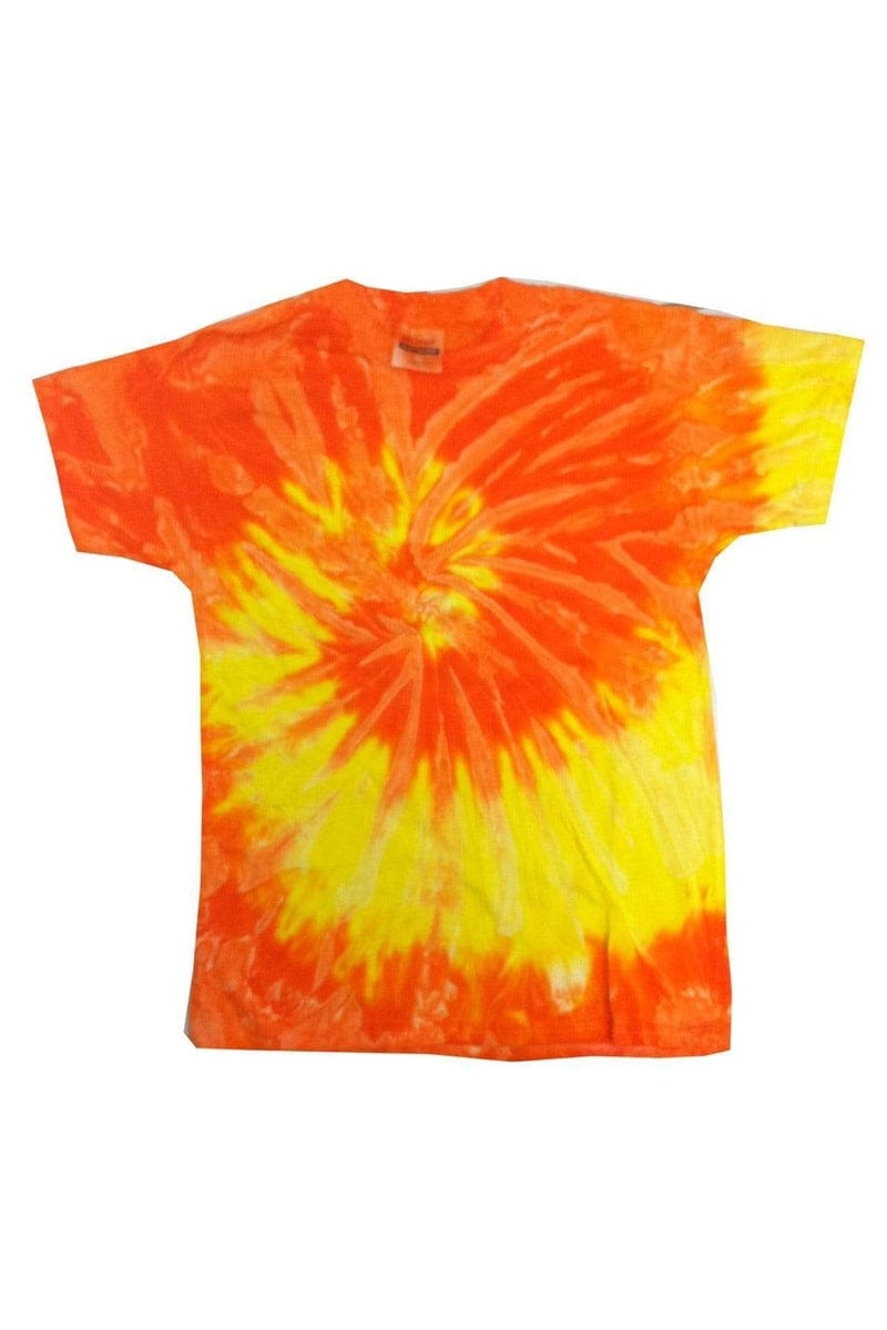 Tie-Dye T-Shirts S / Spral Yllw/ Orng Tie-Dye CD100: Adult 5.4 oz., 100% Cotton T-Shirt