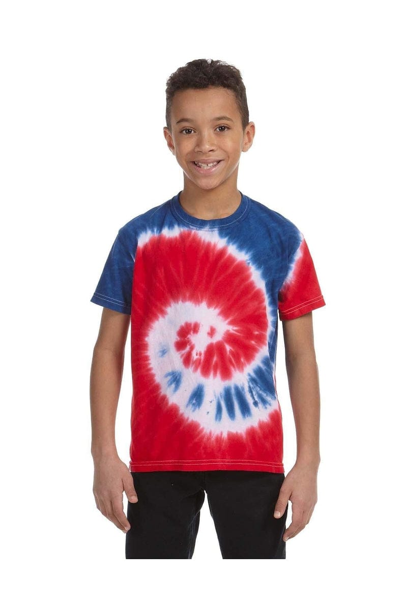 Tie-Dye T-Shirts Tie-Dye CD100Y: Youth 5.4 oz. 100% Cotton T-Shirt