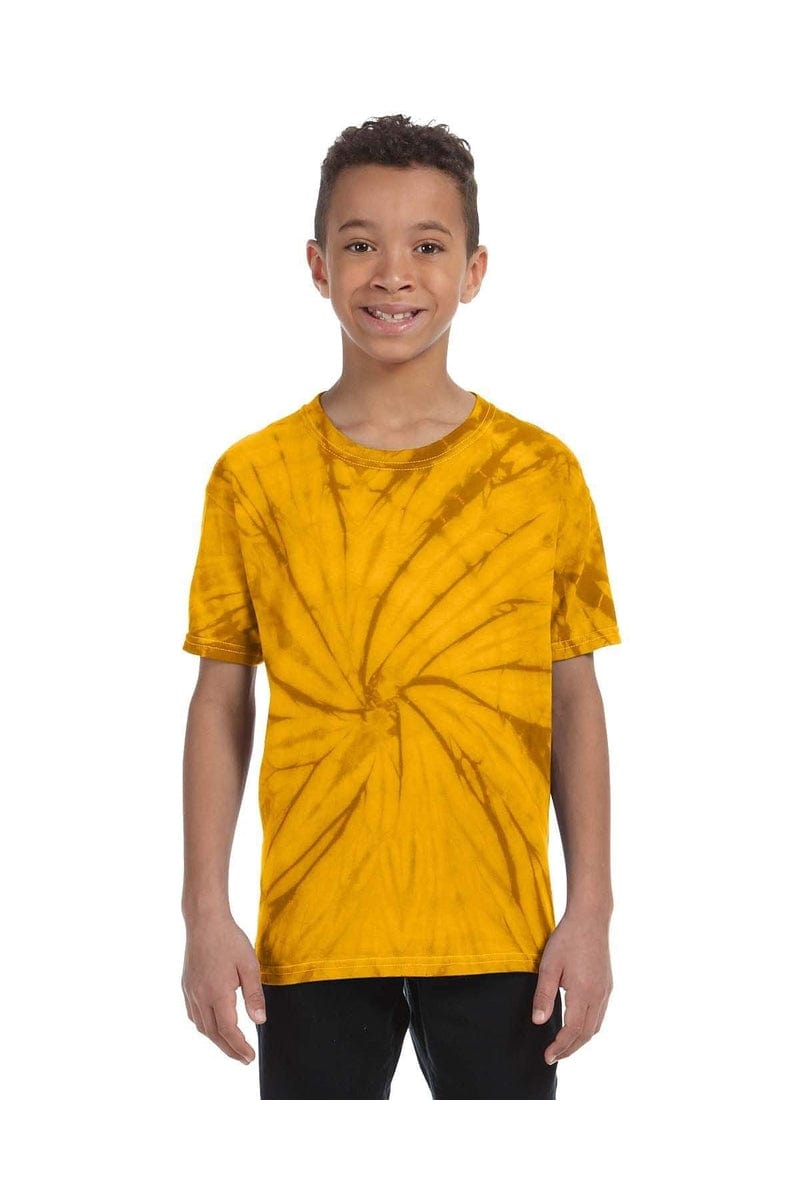 Tie-Dye T-Shirts Tie-Dye CD101Y: Youth 5.4 oz. 100% Cotton Spider T-Shirt