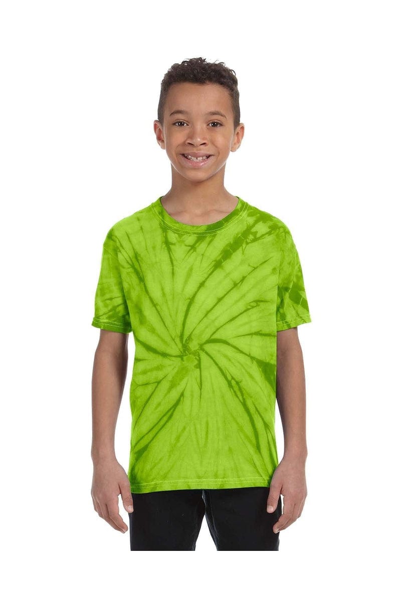 Tie-Dye T-Shirts Tie-Dye CD101Y: Youth 5.4 oz. 100% Cotton Spider T-Shirt