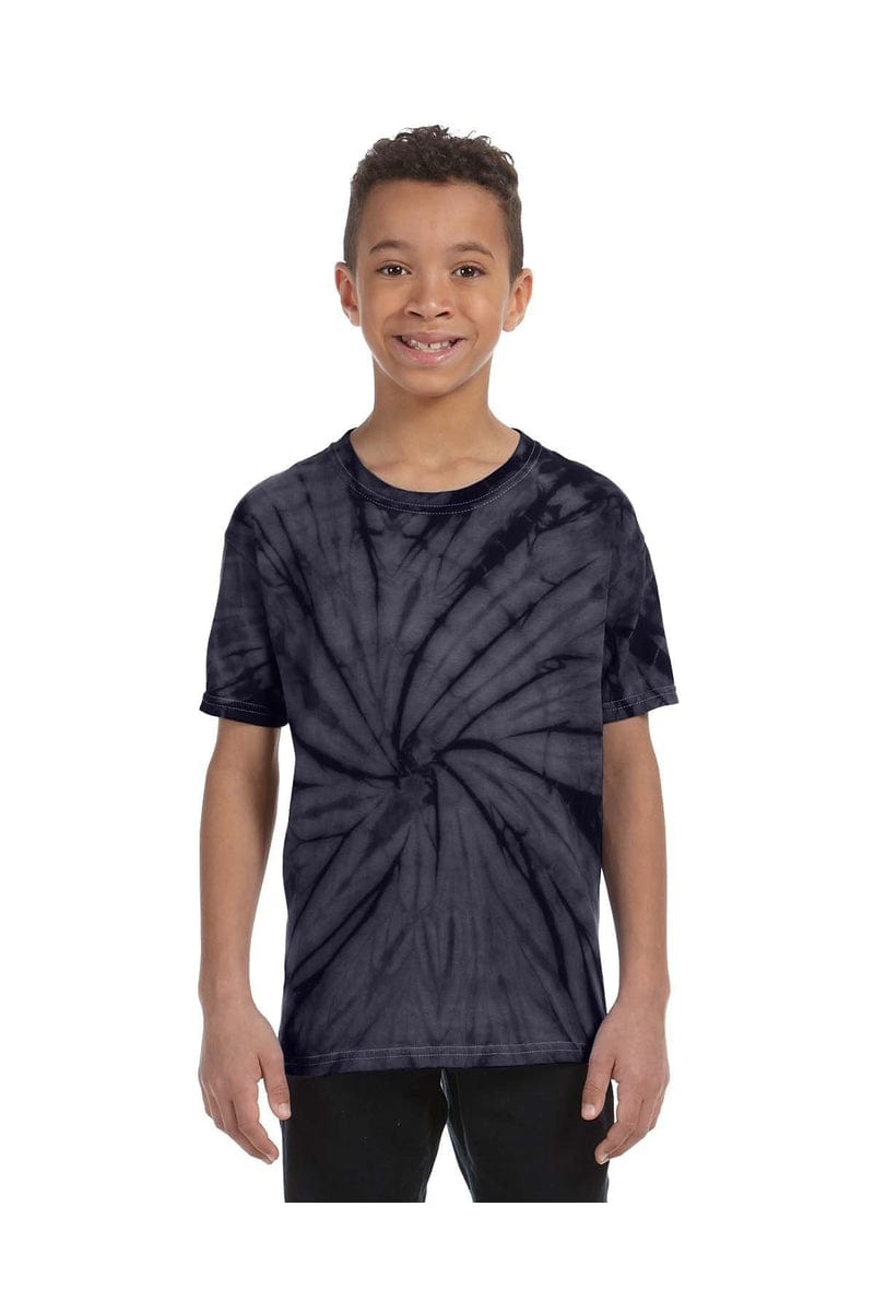 Tie-Dye T-Shirts Tie-Dye CD101Y: Youth 5.4 oz. 100% Cotton Spider T-Shirt