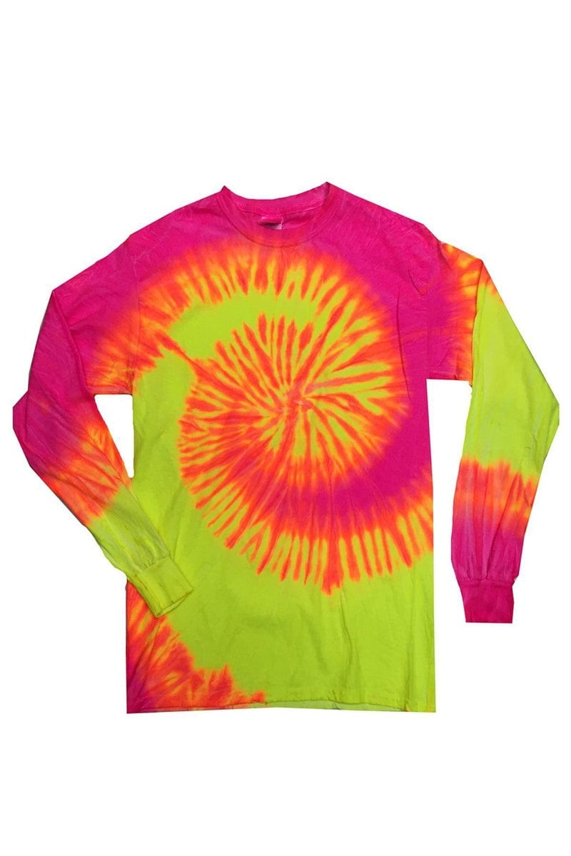 Tie-Dye T-Shirts Tie-Dye CD2000: Adult 5.4 oz. 100% Cotton Long-Sleeve T-Shirt