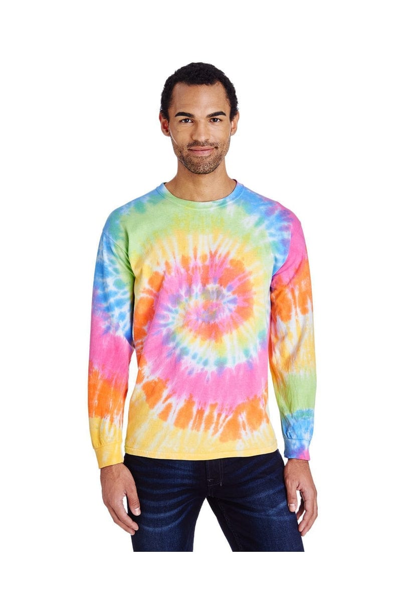 Tie-Dye T-Shirts Tie-Dye CD2000: Adult 5.4 oz. 100% Cotton Long-Sleeve T-Shirt