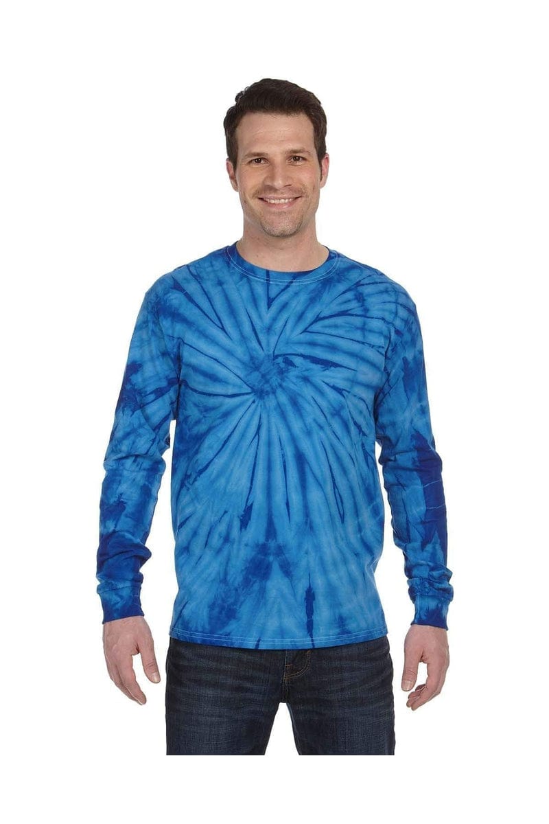 Tie-Dye T-Shirts Tie-Dye CD2000: Adult 5.4 oz. 100% Cotton Long-Sleeve T-Shirt