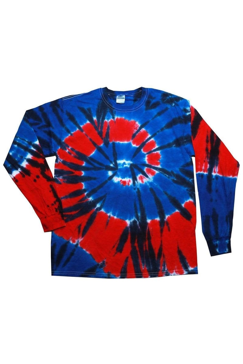 Tie-Dye T-Shirts Tie-Dye CD2000: Adult 5.4 oz. 100% Cotton Long-Sleeve T-Shirt